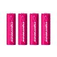 ESPERANZA EZA104R Újratölthető AA Elem, 2000 mAh Ni-MH, 4 db/Csomag, Piros