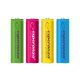 ESPERANZA EZA108 Újratölthető AA Elem, 2000 mAh Ni-MH, 4 db/Csomag, Színes