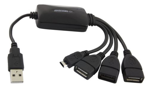 ESPERANZA EA158 3+1 Portos USB 2.0 Hub, MicroUSB Port