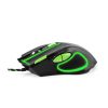 ESPERANZA EGM401KG Hawk Vezetékes Gamer Optikai Egér, Fekete/Zöld