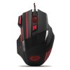 ESPERANZA EGM201R Mx201 Wolf Usb Gamer Egér, Fekete-Piros