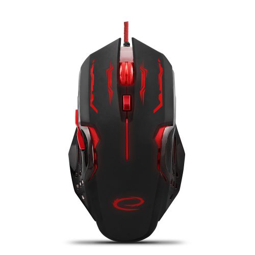 ESPERANZA EGM403R Apache Vezetékes Gamer Optikai Egér, Piros