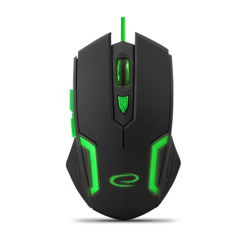 ESPERANZA EGM205G Fighter Vezetékes Gamer Optikai Egér, Zöld