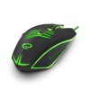 ESPERANZA EGM209G Claw Mx209 Gamer Vezetékes Optikai Egér 6D, Usb, Fekete-Zöld