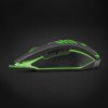ESPERANZA EGM209G Claw Mx209 Gamer Vezetékes Optikai Egér 6D, Usb, Fekete-Zöld