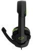 ESPERANZA EGH310G Raven Mikrofonos Sztereó Gamer Fejhallgató, Zöld