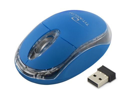 ESPERANZA TM120B Condor 3D USB Vezeték Nélküli 2.4GHz-es Optikai Egér, Kék