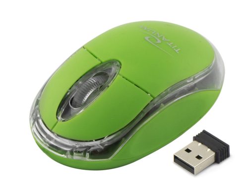 ESPERANZA TM120G Condor 3D USB Vezeték Nélküli 2.4GHz-es Optikai Egér, Zöld