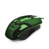 ESPERANZA EGM207G Cobra Mx207 Gamer Vezetékes Optikai Egér 6D, Usb, Fekete-Zöld