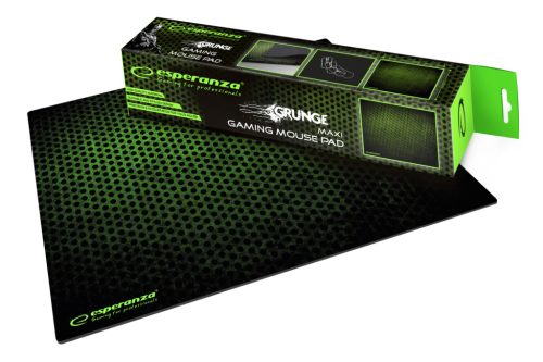 ESPERANZA EGP103G Grunge Maxi Gamer Egérpad, Fekete-Zöld