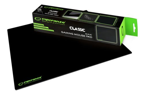 ESPERANZA EGP103K Classic Maxi Gamer Egérpad, Fekete