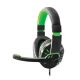 ESPERANZA EGH330G Crow Gamer Mikrofonos Fejhallgató, Sztereó, Fekete-Zöld
