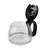ESPERANZA EKC006 Robusta Filteres Kávéfozo, 0.6 Liter, Fekete