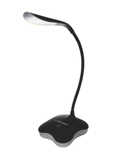 ESPERANZA ELD105K Mimosa Asztali LED Lámpa, Fekete