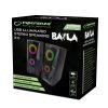 ESPERANZA EGS103 Baila Usb Hangszóró 2.0, Rgb