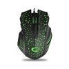 ESPERANZA EGM212 Galaxy Usb Type-C Vezetékes 6D Gamer Egér, Fekete-Zöld