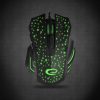 ESPERANZA EGM212 Galaxy Usb Type-C Vezetékes 6D Gamer Egér, Fekete-Zöld