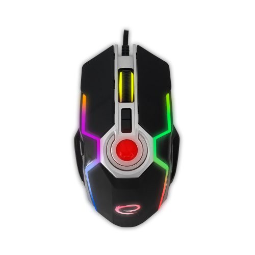 ESPERANZA EGM701 Mangora Usb Vezetékes 8D Gamer Egér, Rgb Fekete