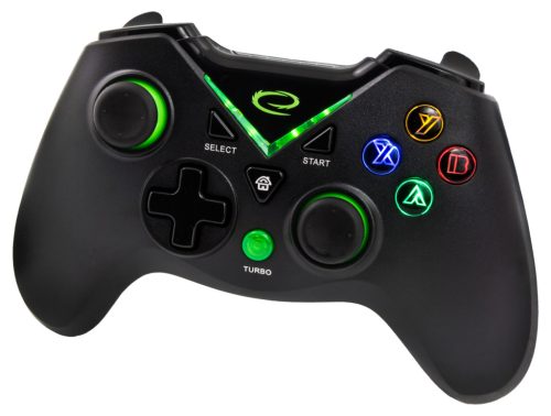 ESPERANZA EGG114K Pirate Játékvezérlő PC, Xbox One, Xbox Series X/S Kompatibilis, Fekete
