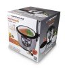 ESPERANZA EKG011 Mate Steam Multifunkciós Fozoedény, 860 W,Fekete-Ezüst