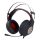 ESPERANZA EGH440 Nightcrawler Gamer Mikrofonos Fejhallgató, Fekete-Piros