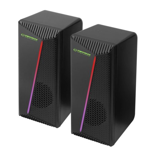 ESPERANZA EGS106 Usb Hangszórók 2.0 Led Szivárvány Nortec
