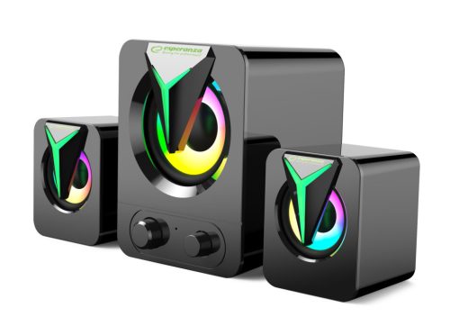 ESPERANZA EGS107 Usb Hangszórók 2.1 Led Szivárvány Soprano
