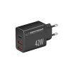 ESPERANZA EZC106K Hálózati Gyorstöltő 42W USB-C PD 30W / 2X USB-A 12W