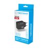 ESPERANZA EZC107K Hálózati Gyorstöltő 36W 4X USB-A QC 3.0 18W