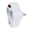 ESPERANZA ELK311W Hálózati Elosztó 2 Aljzattal és Kapcsolóval, USB-C USB-B, Fehér
