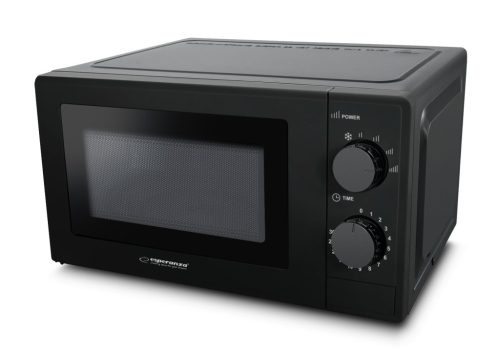 ESPERANZA EKO011K Estofado Mikróhullámú Sütö, 20 Liter, 1100 W, Fekete
