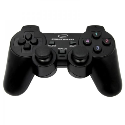 ESPERANZA EG102 Warrior Vibrációs Gamepad Pc, Fekete
