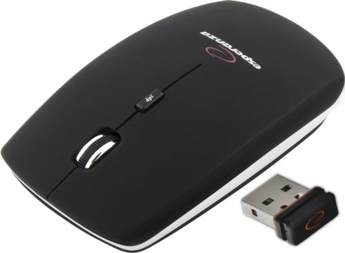 ESPERANZA EM120K Saturn 2.4 GHz Vezeték Nélküli 4D Optikai Egér, Fekete
