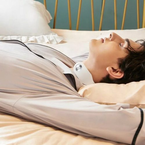 SKG 4098E Fehér Nyakmasszírozó TENS EMS Elektroterápia Nyakfájásra és Izomlazításra