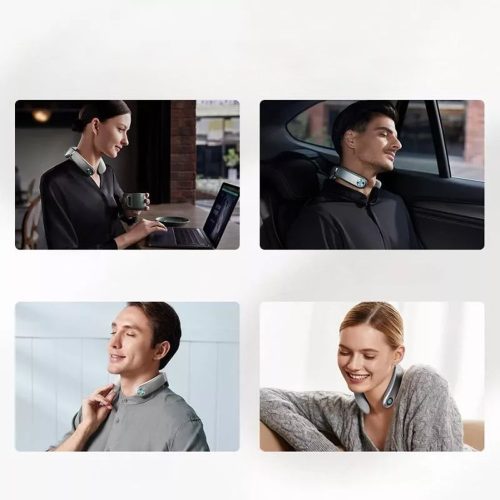 SKG G7 PRO Szürke Vezeték Nélküli Nyakmasszírozó Hőterápiával – Intelligens Izomlazító Készülék