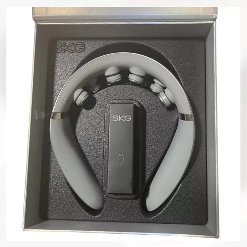 SKG G7 PRO Szürke Vezeték Nélküli Nyakmasszírozó Hőterápiával – Intelligens Izomlazító Készülék