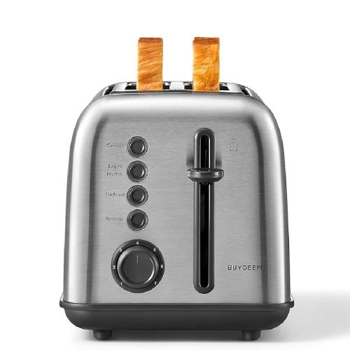 Buydeem DT620E 2 Szeletes Kenyérpirító (Ezüst)