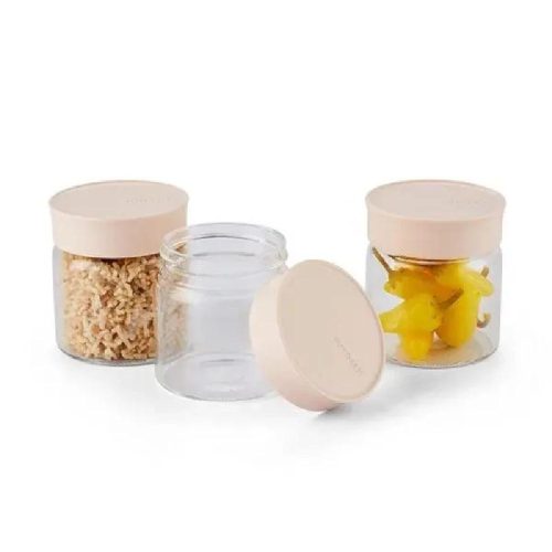 Buydeem CS1001 Fűszertartó Szett – 3×200 ml, Korall Színű