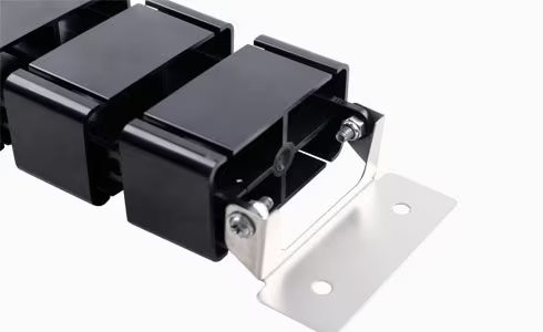 Asztal alatti kábelrendező gerinc CMP017, 128 cm, Fehér