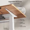 E7 Pro Elektromos Íróasztal Láb, Fehér, 63.5-128.5cm Állítható, Kétmotoros, 160 kg Teherbírás, LED érintőképernyő, 4 memóriahely, USB töltőport