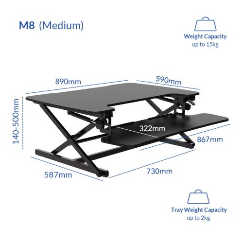 Flexispot AlcoveRiser Dual X asztalátalakító