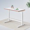 Elektromos állítható tanulóasztal SD1, Fehér, 100×60 cm