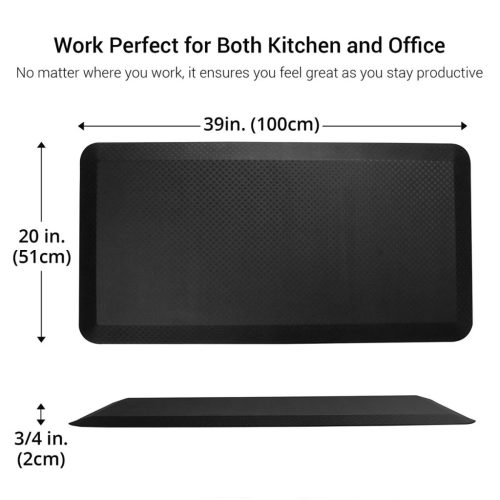 FlexiSpot állómunka szőnyeg MT1, ergonomikus PU‑PVC komfort szőnyeg 100×51 cm