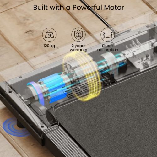 Flexispot MotionX Portable Walkingpad, Asztal Alatti futópad, Csendes, Kompakt Járószalag Irodai és Otthoni Használatra