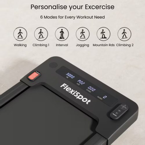Flexispot MotionX Portable Walkingpad, Asztal Alatti futópad, Csendes, Kompakt Járószalag Irodai és Otthoni Használatra