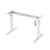 FlexiSpot kézi magasságállítású asztalváz, fehér