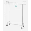 Strapabíró fém ruhaszárító kerekekkel, akár 130 kg-ot is elbír, hossza 110-150 cm