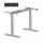 FLEXISPOT E7 Elektromos Íróasztal Láb, Szürke, 58-123cm Állítható, Kétmotoros, 125 kg Teherbírás, LED érintőképernyő, 4 memóriahely, USB töltőport