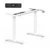 FLEXISPOT E7 Elektromos Íróasztal Láb, Fehér, 58-123cm Állítható, Kétmotoros, 125 kg Teherbírás, LED érintőképernyő, 4 memóriahely, USB töltőport