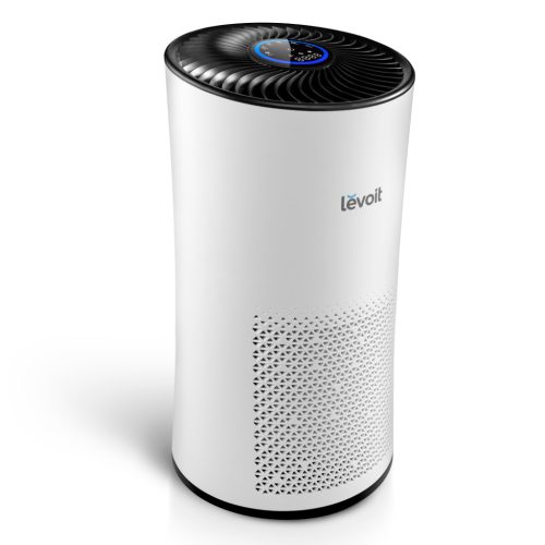 Levoit LV-H133 légtisztító Fehér, True HEPA szűrővel, 99,97%-os szűrési hatékonysággal, érintőképernyővel, LCD kijelzővel, részecskeérzékelővel, legfeljebb 82 m² lefedettségi területtel, maximális teljesítmény: 33 W, légáramlás: 400 m³/h